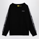 Off White ™ Black Crew Neck Felpa con logo