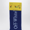 Off White ™ blauwe sokken met logo