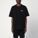 Repräsentieren Sie schwarzes Baumwoll -T -Shirt mit Logo