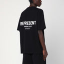 Repräsentieren Sie schwarzes Baumwoll -T -Shirt mit Logo