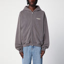 Represent Grey Cotton Zip Sweatshirt