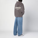 Represent Grey Cotton Zip Sweatshirt