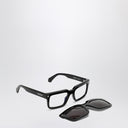 Clip Off White ™ su occhiali da sole neri