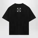 Off White™ Black T Shirt With Blurred Mary Motif