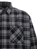 Off White "check flanell padded" jacka