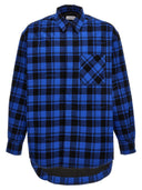 Off Overshirt bianco "Check Flanel"