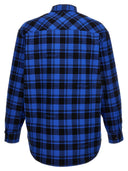 Off Overshirt bianco "Check Flanel"