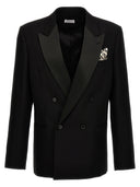 Blazer "Tattoo Drywo Smoko" Off bianco