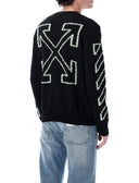 Off-White-Pullover Schwarz