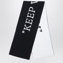 Off White™ Keep Warm Black/White Wool Scarf
