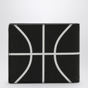 Off White™ Black Leather Bi Fold Basketball Wallet