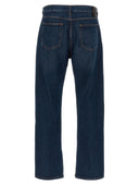 Off jeans "arr zip skate" bianchi