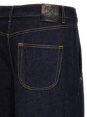 Jeans "largy rastrellati" bianchi