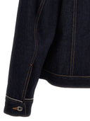 Off White "Skate Zip" Giacca di jeans