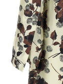 Alberto Biani Floral Print Trench Coat
