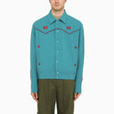 Needles Light Turquoise Bomber Jacket