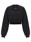 Off White Cropped Sweatshirt