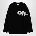 Off White™ Black Wool Blend Jumper With Logo