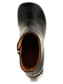 Bottes de la cheville «printemps» blanches