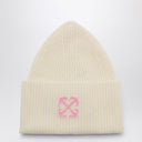 Off White™ White Wool Cap With Logo
