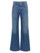 أوف وايت شعار التطريز الجينز