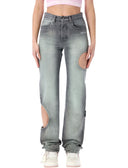 Off White Jeans Grey