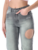 Off White Jeans Grey
