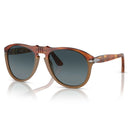 Persol Sunglasses Po0649 1025 S3 Brown/Blue Unisex