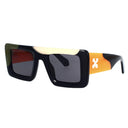 Off White Sunglasses Oeri069 1207 Seattle Black Orange/Faded Gray Unisex