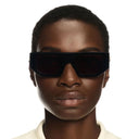 Lunettes de soleil Off White Oeri13 F 11028 Vancouver Noir/Bourgogne Unisexe