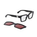 Off White Sunglasses Oeri14 C 1025 Clip On Black/Pink Unisex