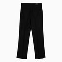 Tagliatore Black Wool Tailored Trousers