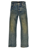 Paarse 'ontspannen vintage vuile' jeans