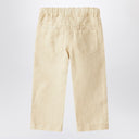 Il Gufo Beige Linen Trousers