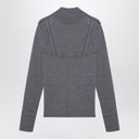 Erika Cavallini Marianna Grey Turtleneck Sweater