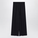 Erika Cavallini Blue Viscose Palazzo Trousers
