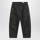 Lemaire Shiny Brown Denim Pants