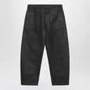 Lemaire Shiny Brown Denim Pants