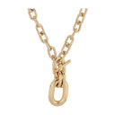 Xl Link Pendant Necklace Paco Rabanne Gold Metal