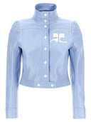 Chaqueta de vinilo 're edition' de Courreges