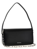 Self Portrait 'Black Leather Baguette' Handbag