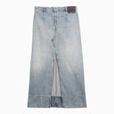 Sportmax Long Denim Skirt Inside Out