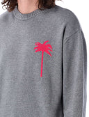 Palm Angels Sweaters Gray