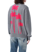 Palm Angels Sweaters Gray