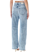 Jeans in denim con icona
