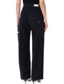 Jeans in denim con icona