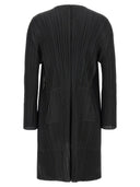 Pleats Please Issey Miyake 'Basics' Long Cardigan