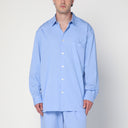 Tekla Cornflower Blue Pyjama -Hemd