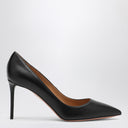 Décolleté de cuero negro de Aquazzura