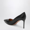 Décolleté de cuero negro de Aquazzura